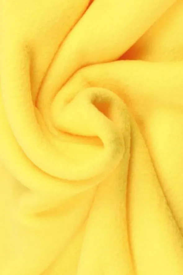 Anti Pilling Fleece geel - 07