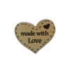 Applicatie Made With Love - Hart - Opstrijkbaar
