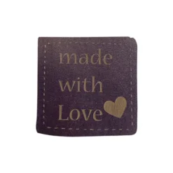 Applicatie Made With Love - Opstrijkbaar