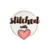 Applicatie Stiched With - Plakbaar