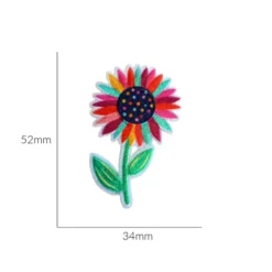 Applicatie - Zonnebloem Gekleurd