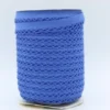 Biaisband met Ruches - Jeansblauw