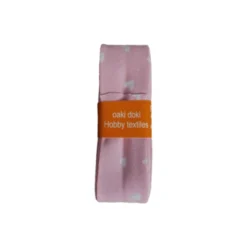 Biaisband - 2m - Sweet Hearts on Vintage Soft Pink