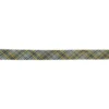 Biaisband - Ruit - Yellow/Vintage Green/White