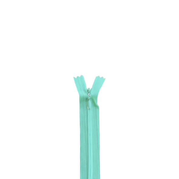 Blinde Rits 40cm - 012 - Licht Turquoise