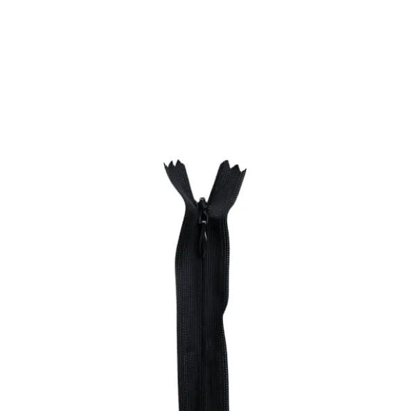 Blinde Rits 40cm - 580 - Zwart