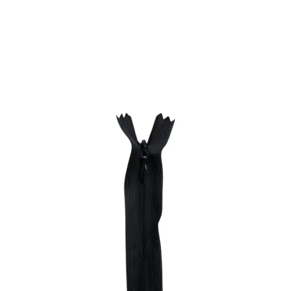 Blinde Rits 60cm - 580 - Zwart