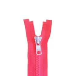 Bloktand Rits Deelbaar 65cm - 203 - Neon Roze