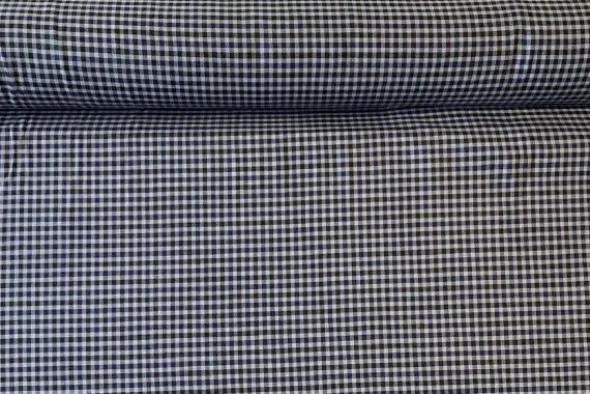 Blousestof - Dark Blue/Antraciet/Light Grey