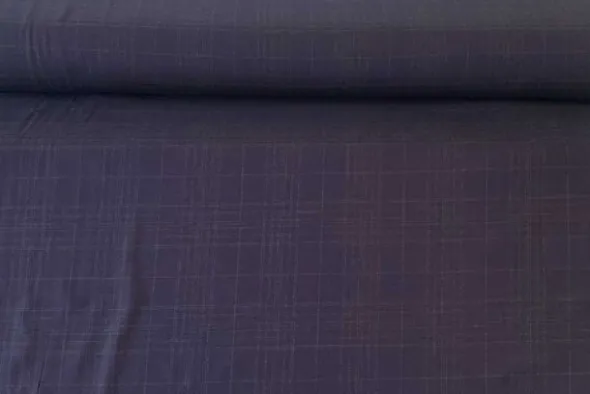 Blousestof - Deep Purple/Grey/Black