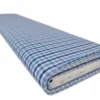 Blousestof - kobalt/blue/white