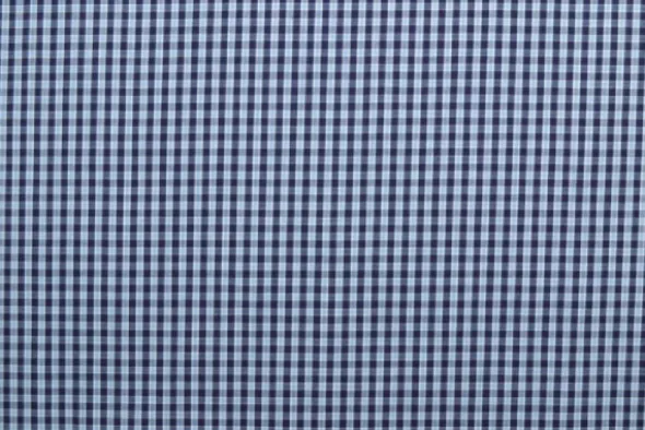 Blousestof - light blue/navy/white