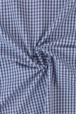 Blousestof - light blue/navy/white