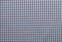 Blousestof - Navy/baby blue/white