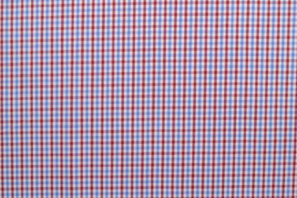 Blousestof - red/blue/white
