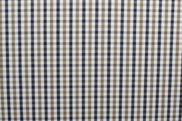 Blousestof - taupe/black/white