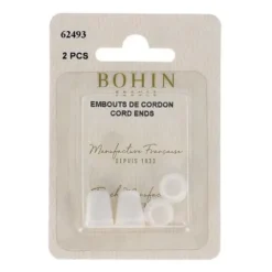 Bohin - Koordeind klein - 11,5x18x5mm wit