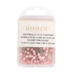 Bohin Kopspelden Light Pink - 36x0,55mm