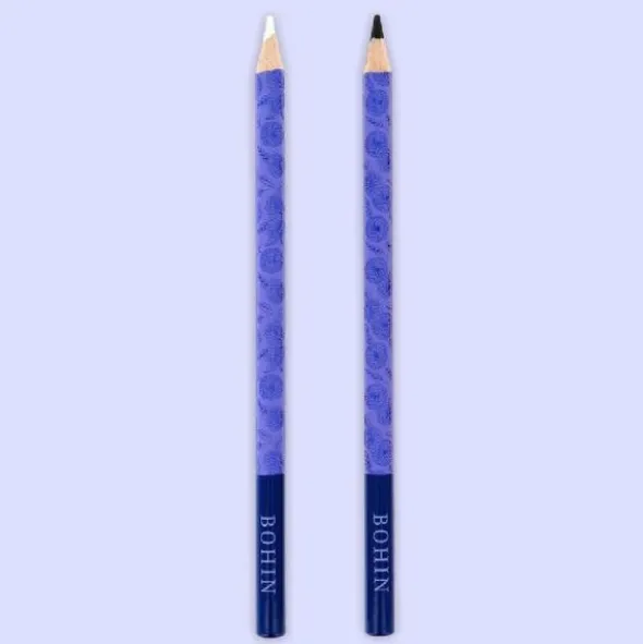 Bohin - Krijtpotlood Purple Blossom - White