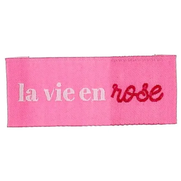 Bohin Label - La Vie en Rose - 2x5cm