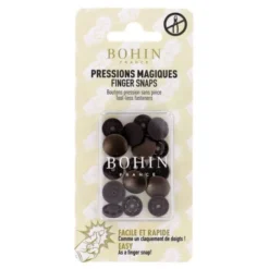 Bohin - Magische drukknoop 14mm - Bronze