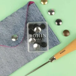 Bohin - Magische drukknoop 14mm - Bronze