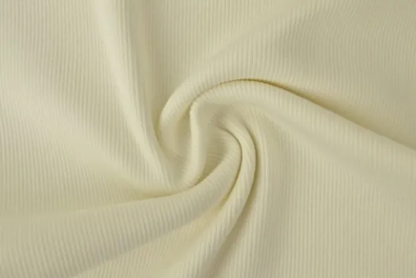 Boordstof Rib - Creme - 02