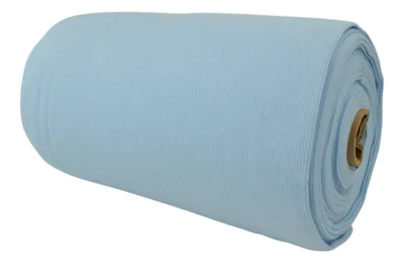 Boordstof Rib - Licht Blauw - 05