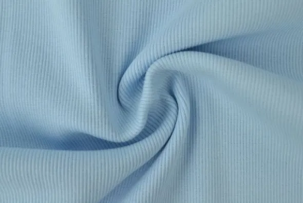 Boordstof Rib - Licht Blauw - 05
