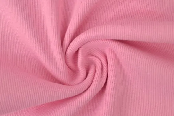 Boordstof Rib - Licht Roze - 04