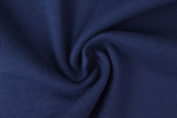 Boordstof Rib - Navy - 48