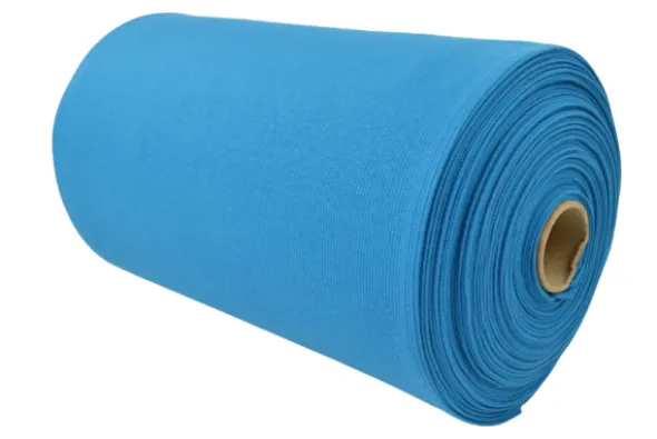 Boordstof Rib - Petrol Blauw - 26