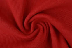 Boordstof Rib - Rood - 01