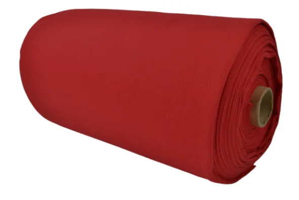 Boordstof Rib - Rood - 01