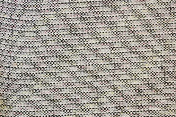 Bouclé - Gemêleerd Zwart/Wit/Pastel/Zilver