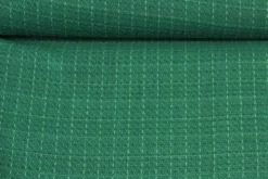 Bouclé - Gestreepte Ruit Grasgroen