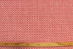 bouclé - Grafisch Donker Roze/Vanille/Wit