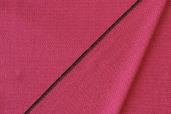 Bouclé - Grafisch Fuchsia/Zwart