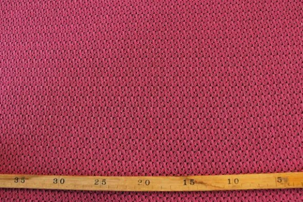 Bouclé - Grafisch Fuchsia/Zwart