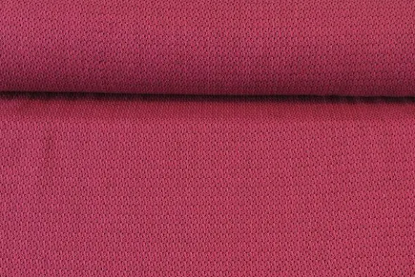 Bouclé - Grafisch Fuchsia/Zwart