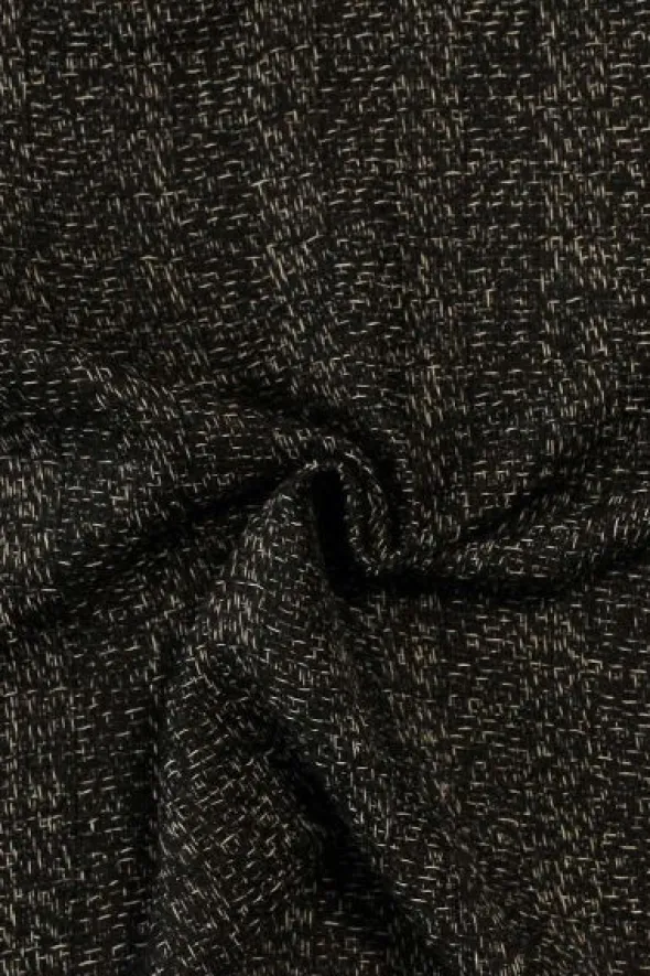 bouclé - Grafisch Geweven Zwart/Wit