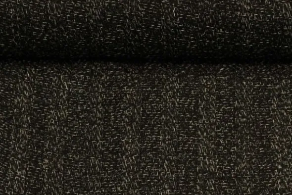 bouclé - Grafisch Geweven Zwart/Wit