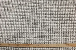 Bouclé - Mini Ruitje Wit/Grijs/Zwart