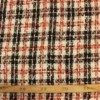 bouclé - Ruiten Zwart/Wit/Rood/Zilver