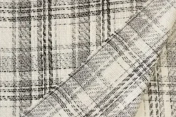 Bouclé - Ruiten Zwart/Wit/ Sparkle Transparant