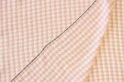 Bouclé - ruit Oud Roze/Wit