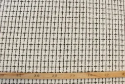 Bouclé - Ruit Zwart/Wit/Creme