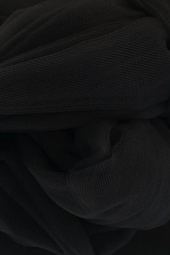 Brandvertragende Tule - 300cm - Black