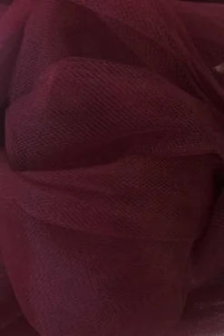 Brandvertragende Tule - 280cm - Burgundy