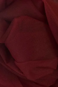 Brandvertragende Tule - 300cm - Dark Bordeaux
